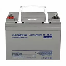Акумуляторна батарея Logicpower 12V 33Ah (LPM-MG12-33) AGM