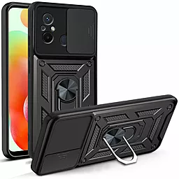 Чохол BeCover Military для Xiaomi Redmi 12C Black (709165) - фото Чохол BeCover Military для Xiaomi Redmi 12C Black (709165)