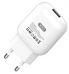 Сетевое зарядное устройство XO L37 2.1a home charger white - фото Сетевое зарядное устройство XO L37 2.1a home charger white