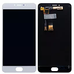 Дисплей Meizu M3 Note (M681H) с тачскрином, White - фото Дисплей Meizu M3 Note (M681H) с тачскрином, White