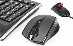 Комплект (клавиатура+мышка) A4Tech (9300F) Black - миниатюра 2