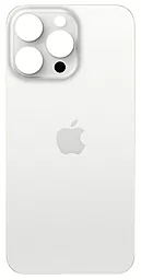 Задняя крышка корпуса Apple iPhone 15 Pro Max (small hole) Original White Titanium - фото Задняя крышка корпуса Apple iPhone 15 Pro Max (small hole) Original White Titanium