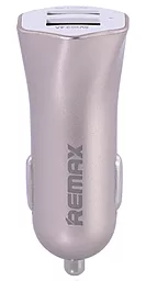 Автомобильное зарядное устройство Remax RCC204 2.4a 2xUSB-A ports car charger Gold RCC204