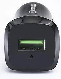 Автомобильное зарядное устройство с быстрой зарядкой REAL-EL CA-30 18W 3A Q/C USB-A Black - миниатюра 3