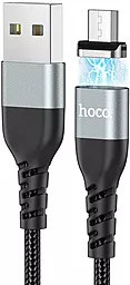 Кабель Hoco U96 Traveller Magnetic USB-A - micro USB 12w 2.4a 1.2м cable Black - фото Кабель Hoco U96 Traveller Magnetic USB-A - micro USB 12w 2.4a 1.2м cable Black