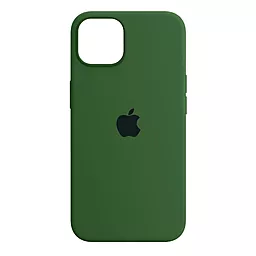 Чехол Silicone Case Full для Apple iPhone 14 Virid Green