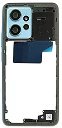 Рамка корпуса Xiaomi Redmi Note 12 4G со стеклом камеры Ice Blue