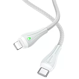 Кабель USB PD Borofone BX100 Advantage 27w 3a USB Type-C - Lightning cable  gray - миниатюра 3