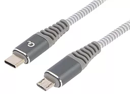 Кабель USB Cablexpert 1.5M Type-C - micro USB Cable Black (CC-USB2B-CMMBM-1.5M) - миниатюра 2