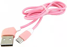 Кабель Walker C340 USB-A - micro USB 12w 2.4a 1м cable Pink - фото Кабель Walker C340 USB-A - micro USB 12w 2.4a 1м cable Pink