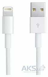 Кабель USB Apple Lightning Cable White Original OEM (MD818ZM/A)