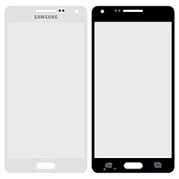 Корпусне скло дисплея Samsung Galaxy A5 A500F, A500FU, A500H, A500M 2015 (з OCA плівкою) White