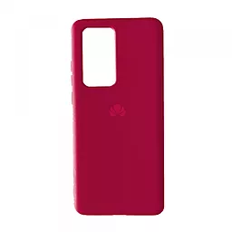 Чехол Epik Silicone Case Full для Huawei P40 Pro Hot Pink