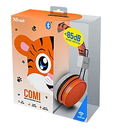 Наушники Trust Comi Bluetooth Wireless Kids Headphones Orange (23127) - миниатюра 4