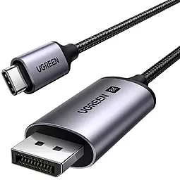 Видеокабель CM556 USB Type-C - DisplayPort v.14 8k 60hz 2m black (25158) Ugreen - фото Видеокабель CM556 USB Type-C - DisplayPort v.14 8k 60hz 2m black (25158) Ugreen