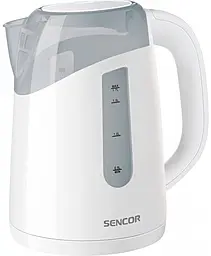 Електрочайник Sencor 1.7л, Strix, пластик, білий