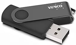 Флешка Verico Flip 128GB USB 2.0 (1UDOV-R0BKC3-NN) Black - фото Флешка Verico Flip 128GB USB 2.0 (1UDOV-R0BKC3-NN) Black