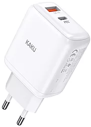 Сетевое зарядное устройство iKaku 30w PD USB-C/USB-A ports charger white (KSC-668-BOLIAN) - фото Сетевое зарядное устройство iKaku 30w PD USB-C/USB-A ports charger white (KSC-668-BOLIAN)