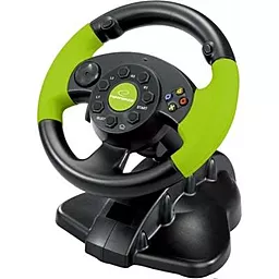 Кермо з педалями Esperanza PC/PS3/XBOX 360 Black/Green (EG104)