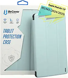 Чехол для планшета BeCover Tri Fold Soft TPU Siliconee для Apple iPad Air 13" M2 2024, M3 2025 Light Blue (711741) - фото Чехол для планшета BeCover Tri Fold Soft TPU Siliconee для Apple iPad Air 13" M2 2024, M3 2025 Light Blue (711741)