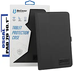 Чехол для планшета BeCover Slimbook для Oscal Pad 70 10.1" Black (713011) - фото Чехол для планшета BeCover Slimbook для Oscal Pad 70 10.1" Black (713011)
