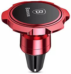 Тримач магнітний Baseus Gyro Magnet Air Vent Car Mount Red - фото Тримач магнітний Baseus Gyro Magnet Air Vent Car Mount Red