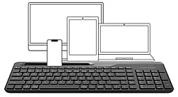 Комплект (клавиатура+мышка) A4Tech FB2535C Smoky Grey - миниатюра 5