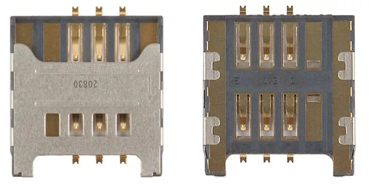 Конектор SIM-карти Samsung E2222 / E2530 - фото 1