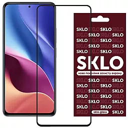 Защитное стекло SKLO 3D Full Glue Xiaomi Redmi K40, K40 Pro, K40 Pro+, Poco F3, Mi 11i, Poco X3 GT Black