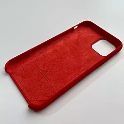Чехол Silicone Case для Apple iPhone 11 Pro Max Red - миниатюра 4