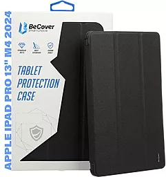 Чехол для планшета BeCover Smart Case для Apple iPad Pro 13" M4 2024 Black (711643) - фото Чехол для планшета BeCover Smart Case для Apple iPad Pro 13" M4 2024 Black (711643)