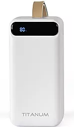 Повербанк Titanum 741S 50000mAh 22.5W White (TPB-741S-W) - фото Повербанк Titanum 741S 50000mAh 22.5W White (TPB-741S-W)