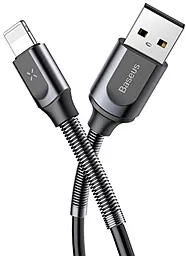 USB Кабель Baseus Double Spring Lightning Cable  Dark Gray