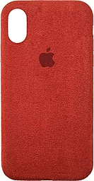 Чехол Epik ALCANTARA Case Full Apple iPhone XR Red
