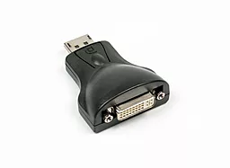 Видео переходник (адаптер) Viewcon DisplayPort-DVI (VE557) Черный