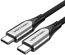 Кабель USB PD Vention 60W 3A 0.5M USB Type-C - Type-C Cable Black (TAAHD) - миниатюра 2
