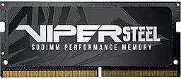 Оперативна пам'ять для ноутбука Patriot 16GB SO-DIMM DDR4 3000MHz Viper Steel (PVS416G300C8S)