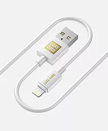 USB Кабель Luxe Cube USB to Lightning 3А White (7775557575228)