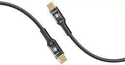 Кабель Promate USB Type-C - Type-C 100w 5a 1.2м PD cable Black (lucidline-cc120) - фото Кабель Promate USB Type-C - Type-C 100w 5a 1.2м PD cable Black (lucidline-cc120)