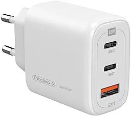 Сетевое зарядное устройство Intaleo TCG30 30w GaN PD 2xUSB-C/USB-A ports home charger white (1283126578274) - фото Сетевое зарядное устройство Intaleo TCG30 30w GaN PD 2xUSB-C/USB-A ports home charger white (1283126578274)
