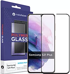 Защитное стекло MAKE Polymer Glass Samsung G996 Galaxy S21 Plus Black (MGPSS21P)