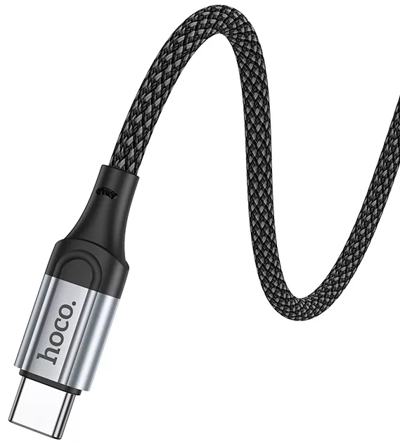 Кабель Hoco X102 Fresh USB-A - Type-C 15w 3a 1м cable Black - фото 4
