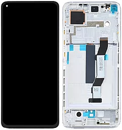 Дисплей Xiaomi Mi 10T, Mi 10T Pro, Redmi K30s с тачскрином и рамкой, оригинал, Silver