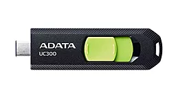 Флешка ADATA 256 GB UC300 Type-C 3.2 (ACHO-UC300-256G-RBK/GN) black/green - фото Флешка ADATA 256 GB UC300 Type-C 3.2 (ACHO-UC300-256G-RBK/GN) black/green