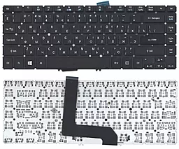 Клавиатура для ноутбука Acer Aspire M5-481T M5-481TG M5-481PT с подсветкой Light без рамки  черная