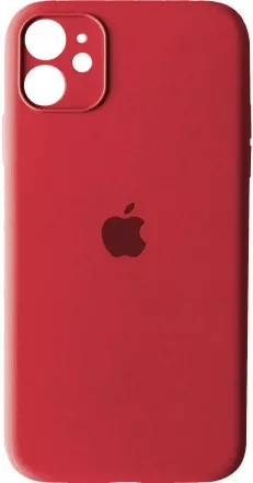 Чехол Silicone Case Full Camera для Apple iPhone 12  Pink Citrus - фото 1