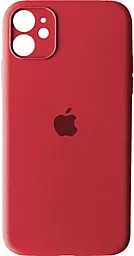 Чехол Silicone Case Full Camera для Apple IPhone 12  Pink Citrus
