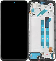Дисплей Xiaomi Poco X4 Pro 5G з тачскріном і рамкою, (OLED), Black