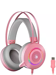 Наушники A4Tech Bloody G521 Pink - фото Наушники A4Tech Bloody G521 Pink
