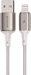 Кабель Proove Dense Metal USB-A - Lightning 12w 2.4a 2m cable White (CCDM20001122) - фото Кабель Proove Dense Metal USB-A - Lightning 12w 2.4a 2m cable White (CCDM20001122)